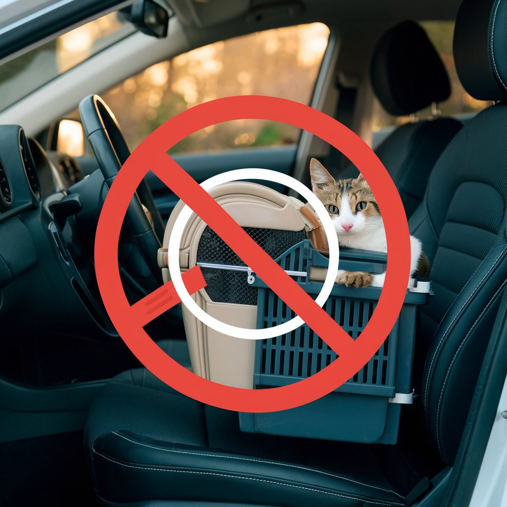 6. Don’t Let Your Cat Roam in the Car